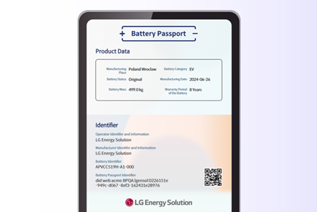 LG Energy Solution Battery Passport