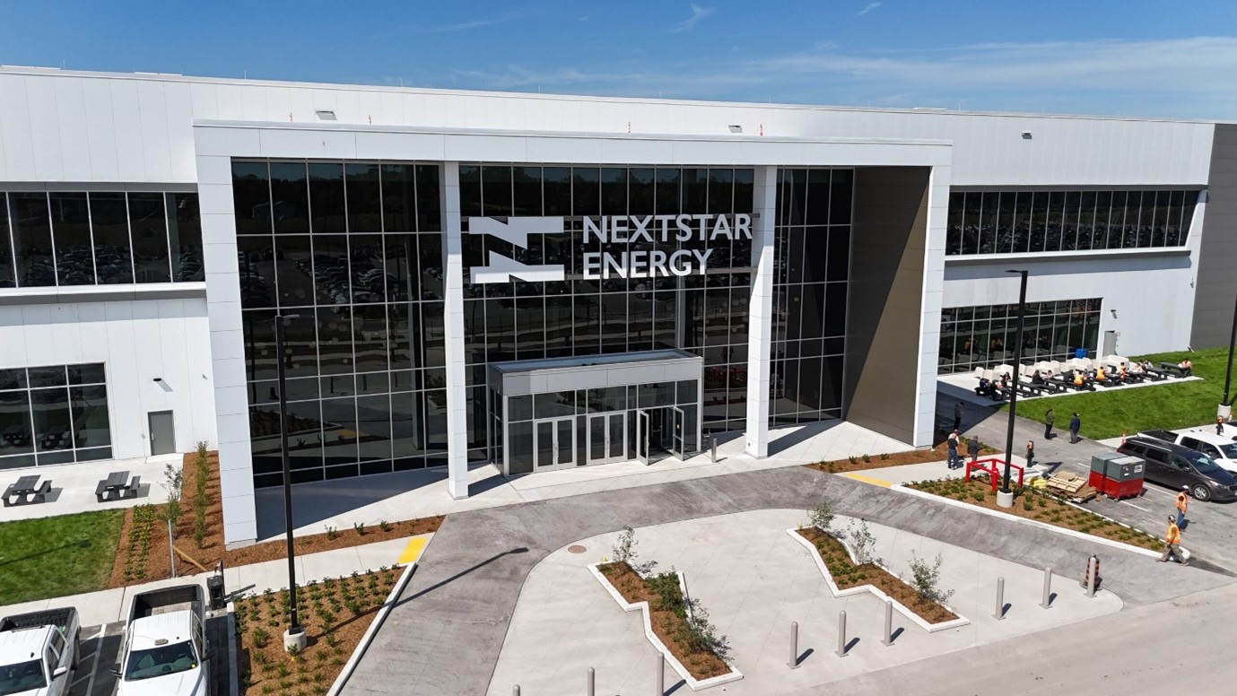 NextStar Energy facility is officially complete after receiving Occupancy Permit. The company prepares to begin cell production.