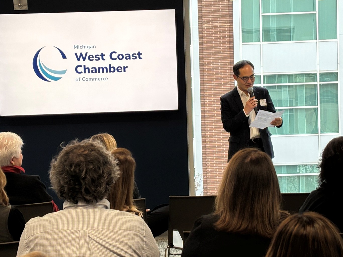 Dae-sik Choi, President of LG Energy Solution Michigan
at West Coast Chamber’s Innovation Center