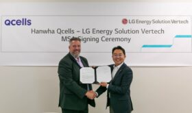 Chris Hodrick, CEO of Qcells EPC and Jaehong Park, CEO and President at LG Energy Solution Vertech