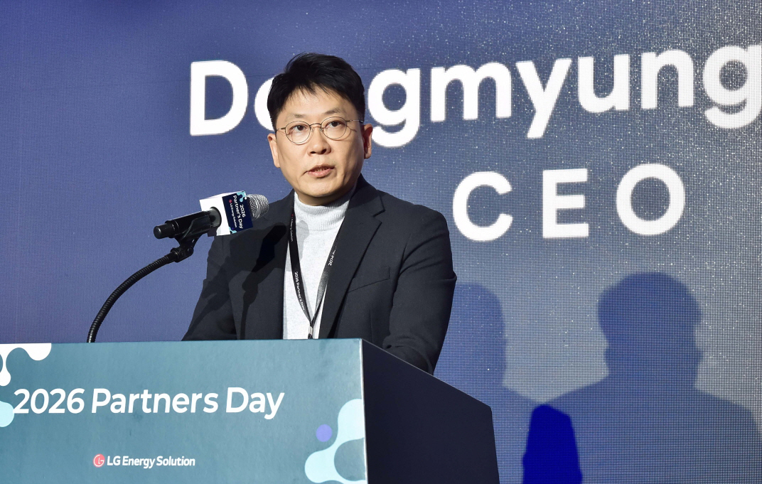 David Kim, CEO of LG Energy Solution, at 2026 Partners Day
