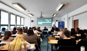 Guest lecture at Adam Mickiewicz University (Source: LG Energy Solution Wroclaw)