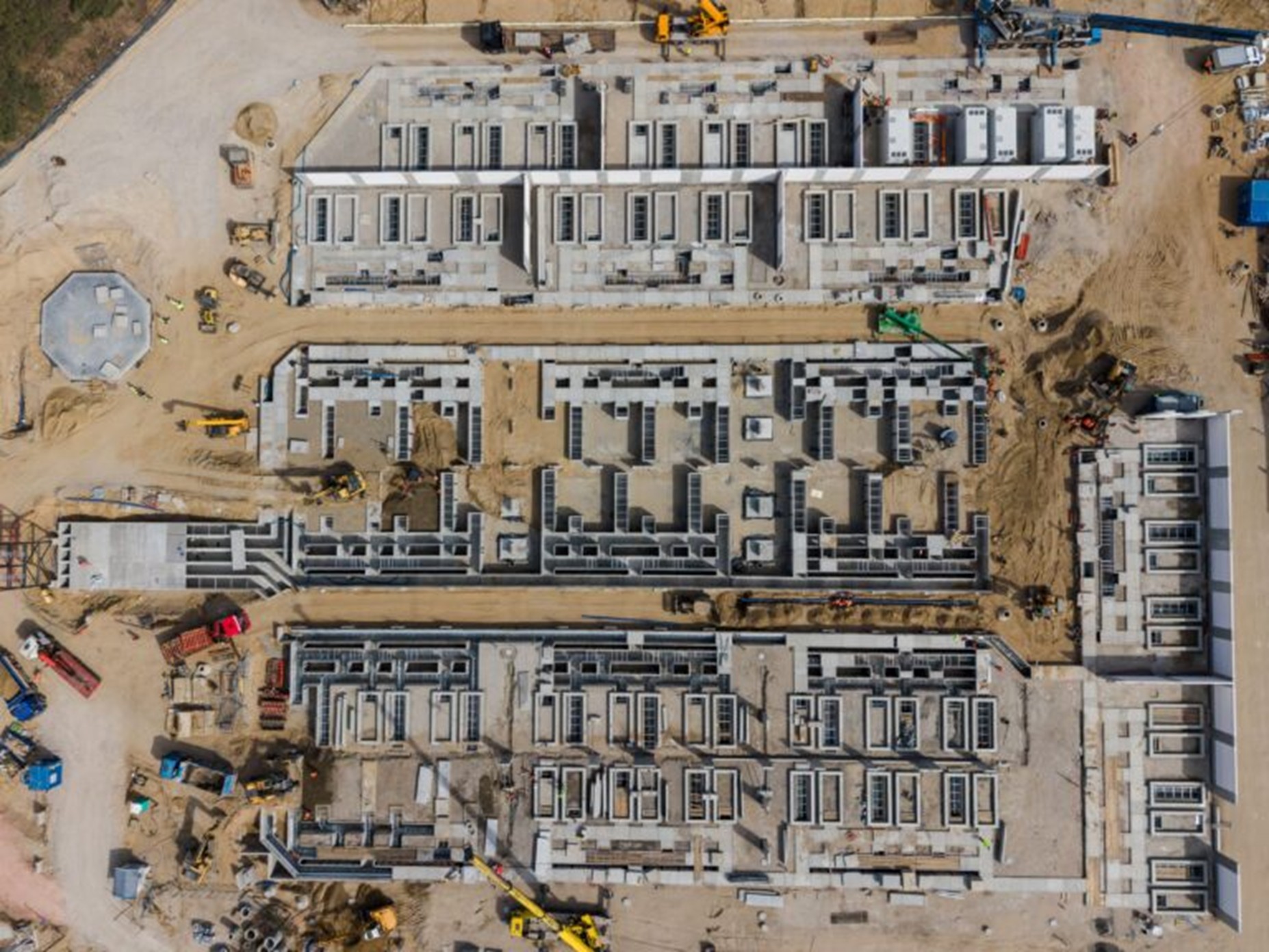 Construction in progress at PGE's Zarnowiec energy storage site