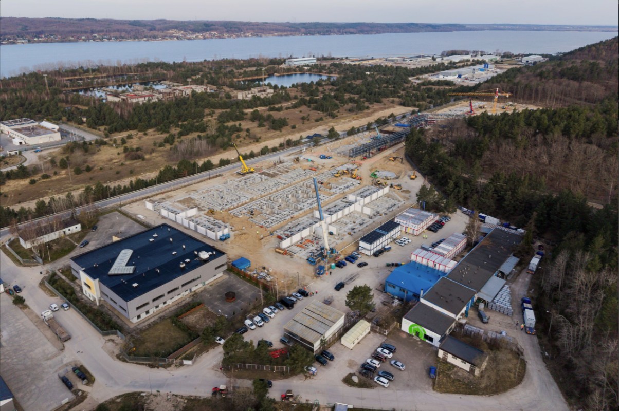 PGE's Zarnowiec Energy Storage Facility construction site