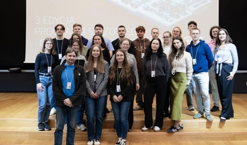 nterns at the completion ceremony