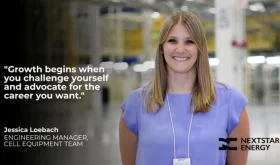 Jessica Loebach, Engineering Manager, Cell Equipment Team at NextStar Energy (Source: NextStar Energy)