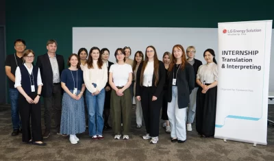 Participants of the Korean language internship program
