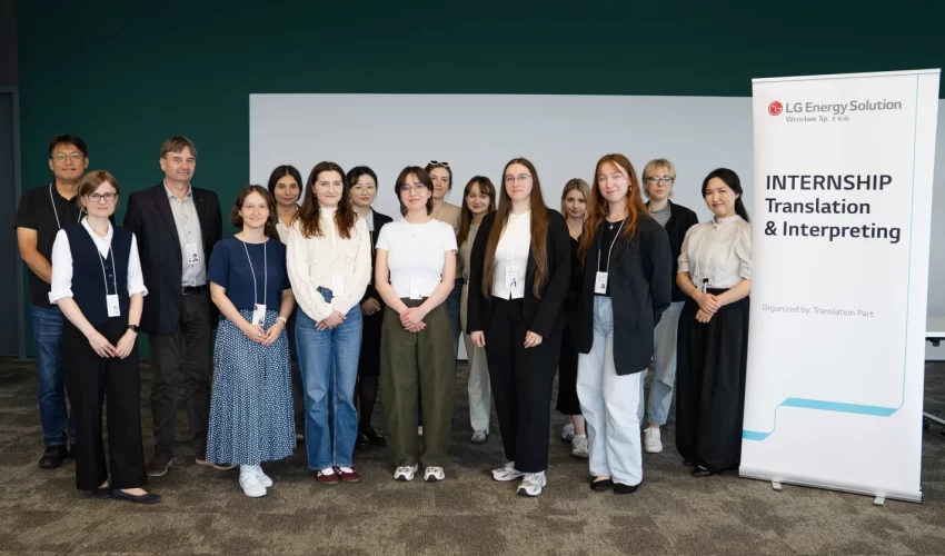 Participants of the Korean language internship program